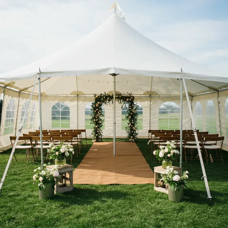 outdoor wedding tent ideas