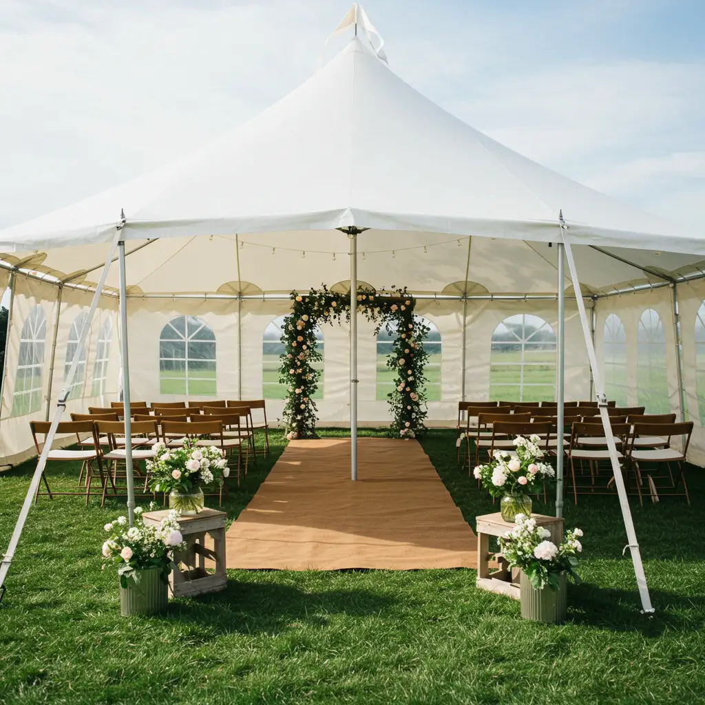 outdoor wedding tent ideas