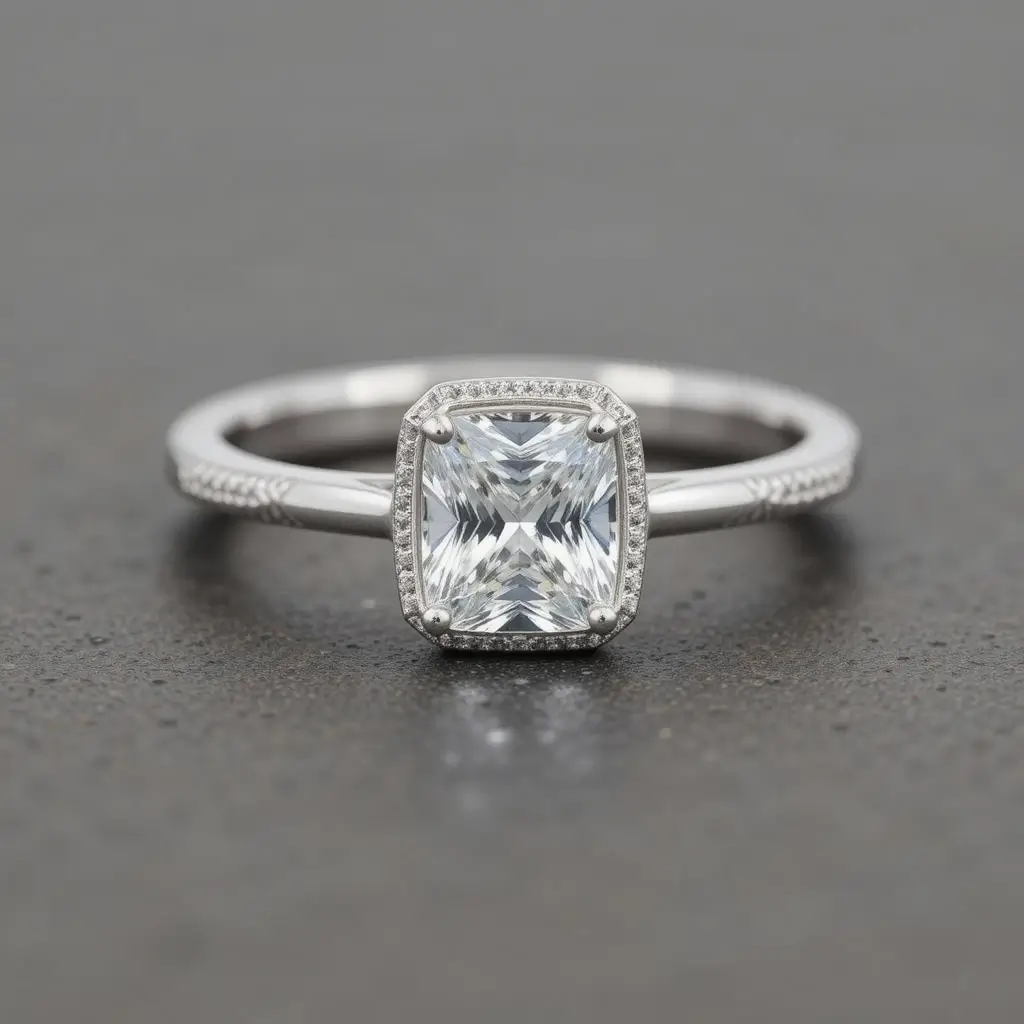 wedding bands for cushion cut rings