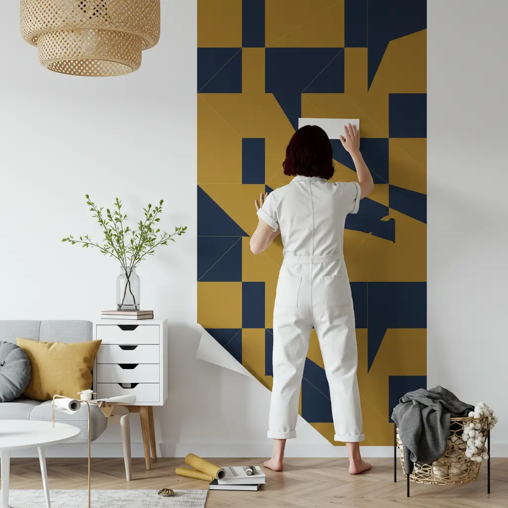 2. Peel-and-Stick Wallpaper Instant Transformation, No Drama