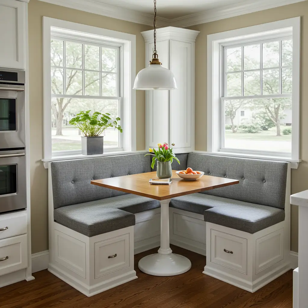 Add a Corner Banquette Seating
