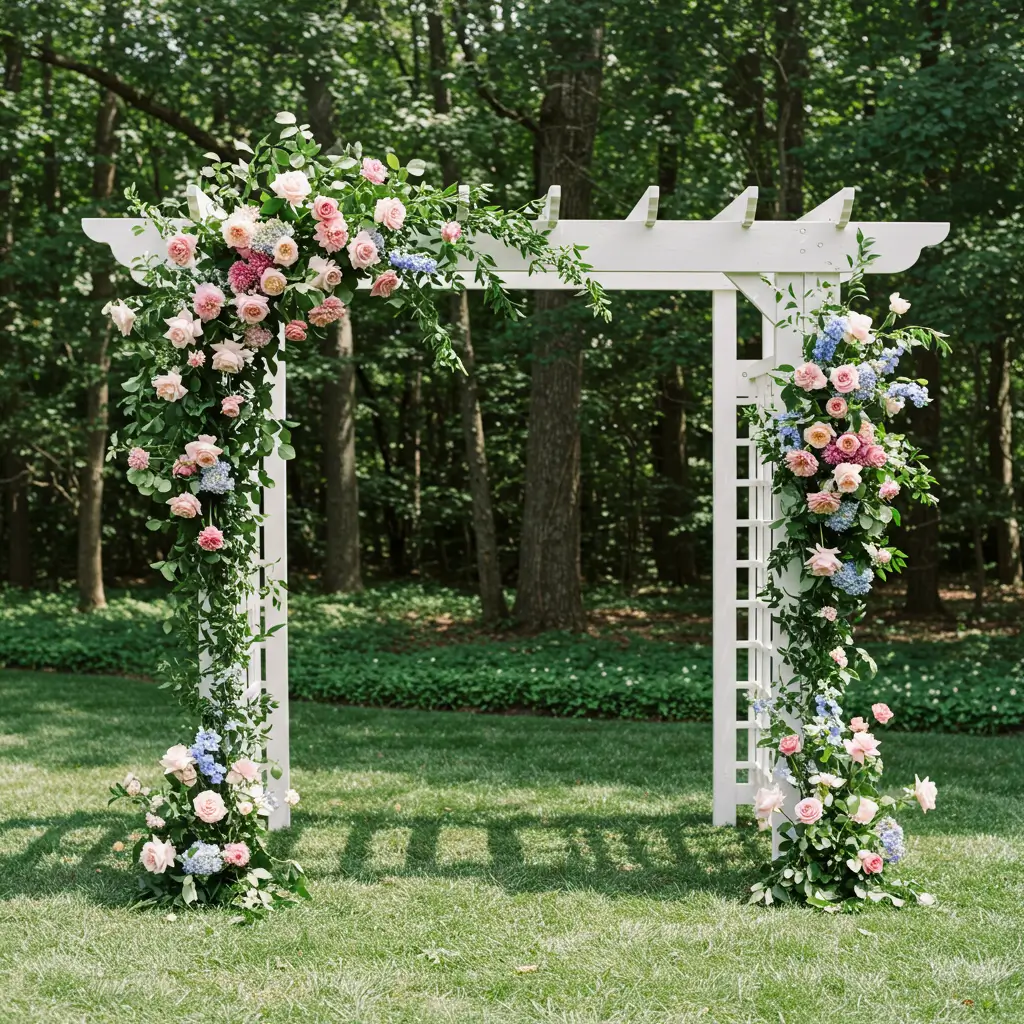 Altar Beneath a Blooming Arbor