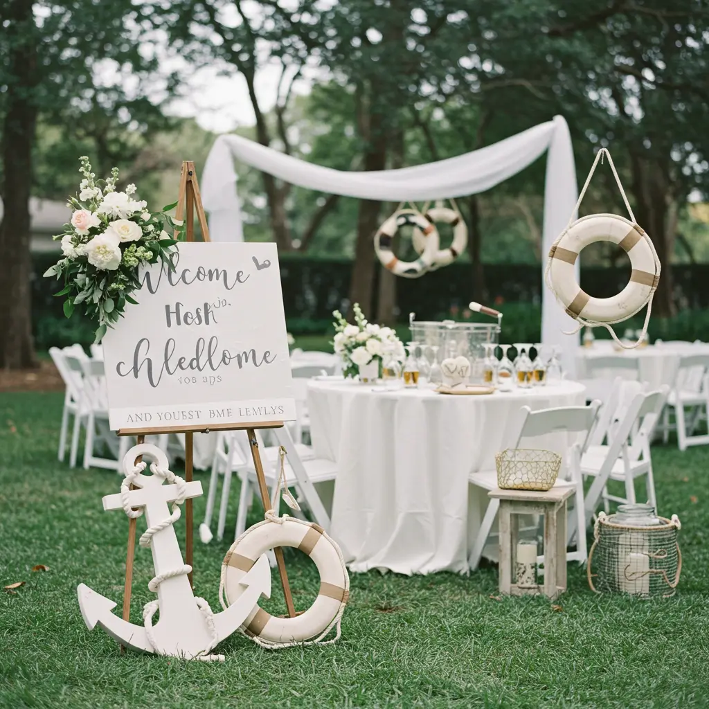 Anchor or Lifesaver Decor Accents