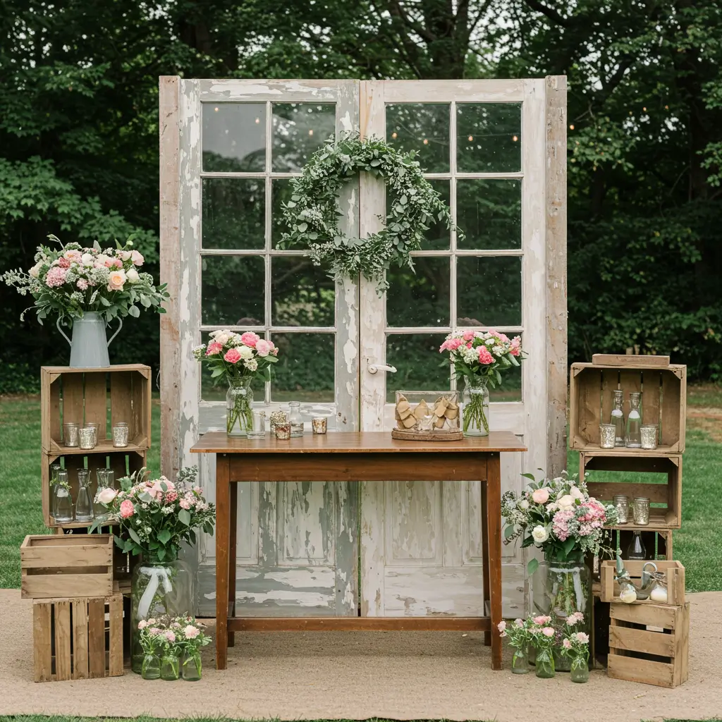Antique Door Backdrop