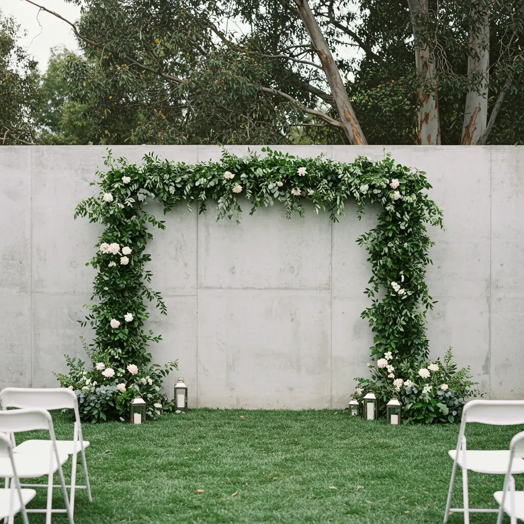 Bamboo Frame with Vines