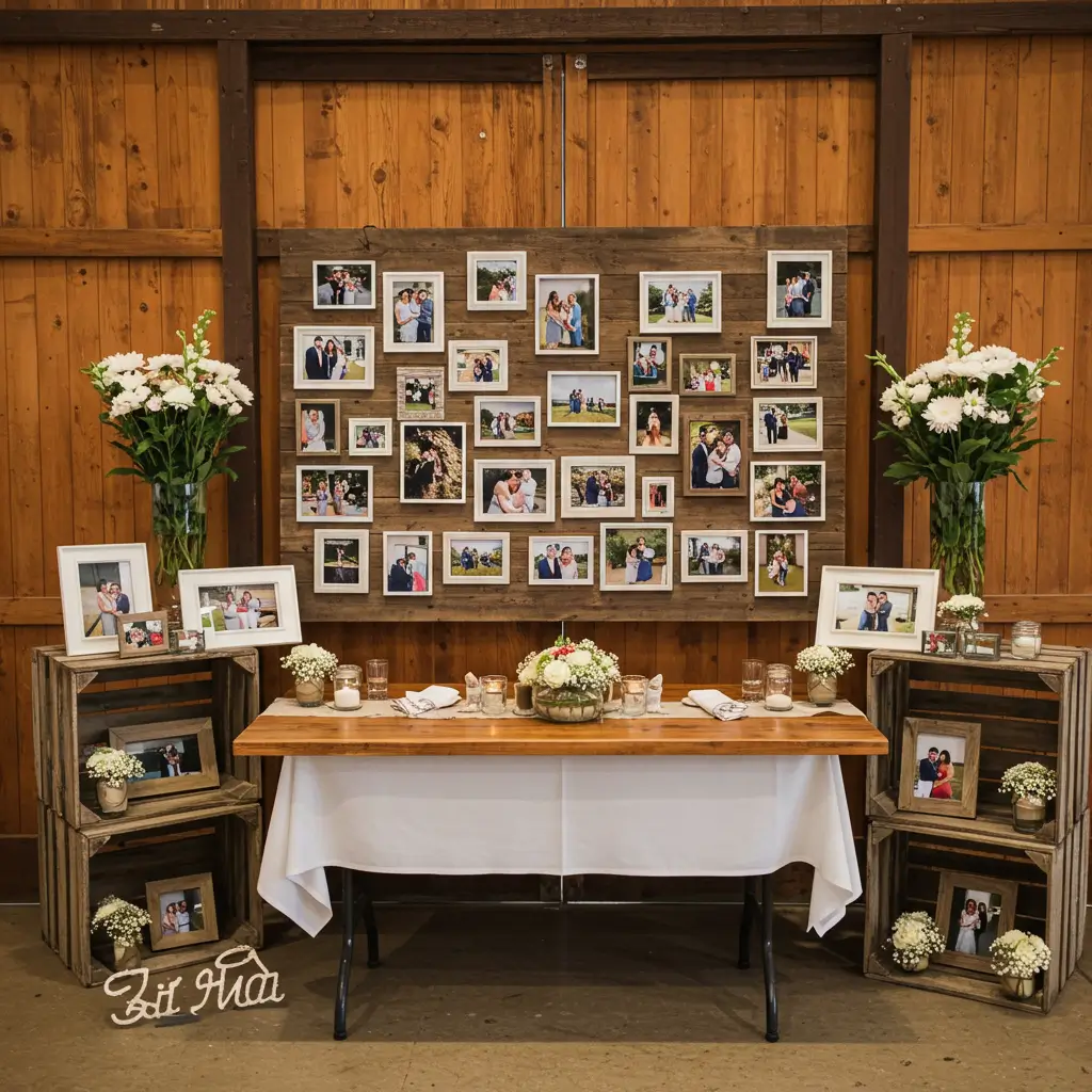 Barnwood Photo Collage