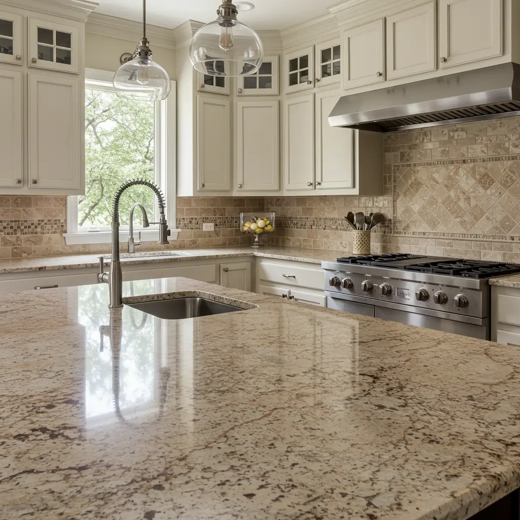 Beige Granite for Warm Neutral Tones