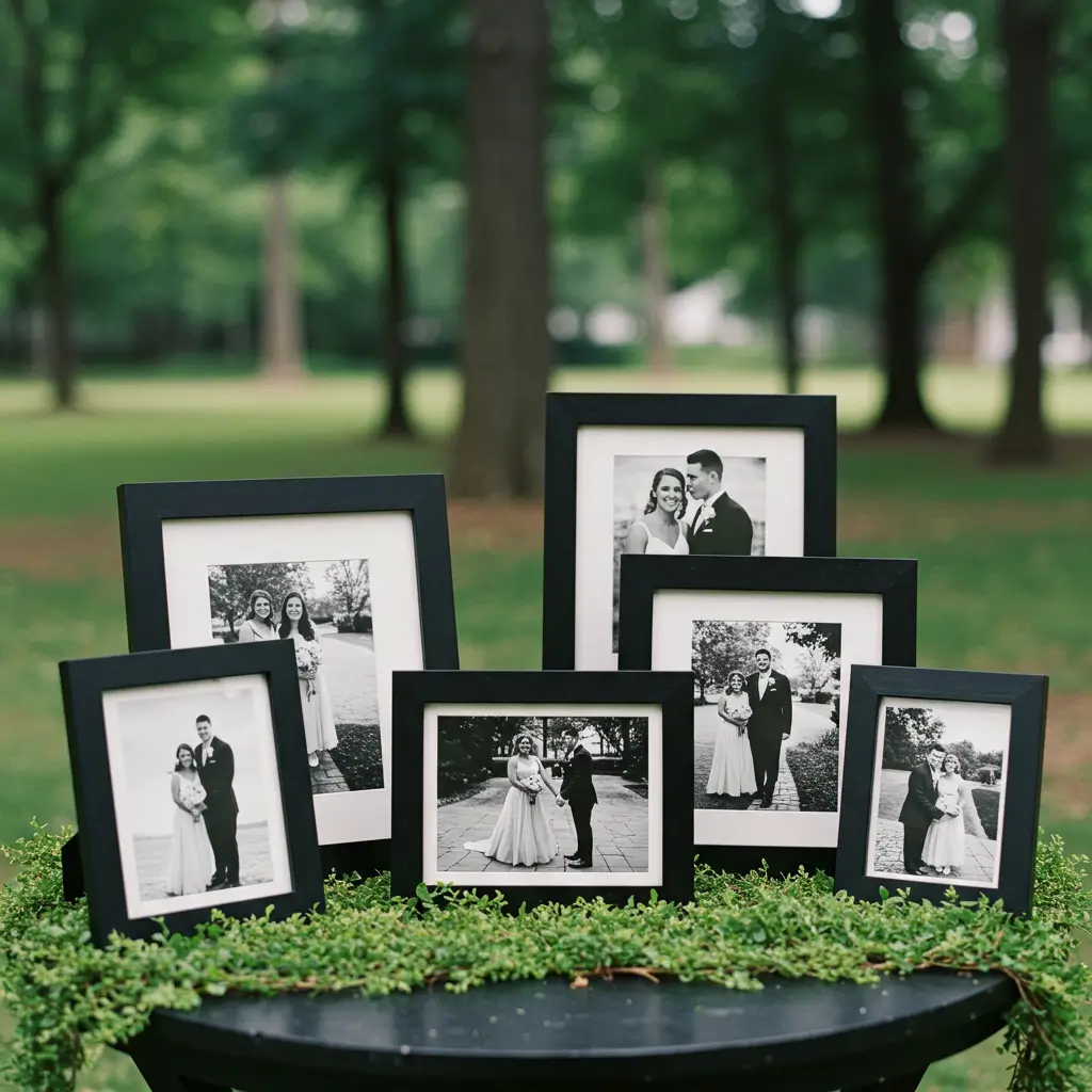 Black Frames for Wedding Photos