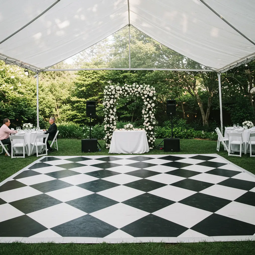 Black and White Dance Floor