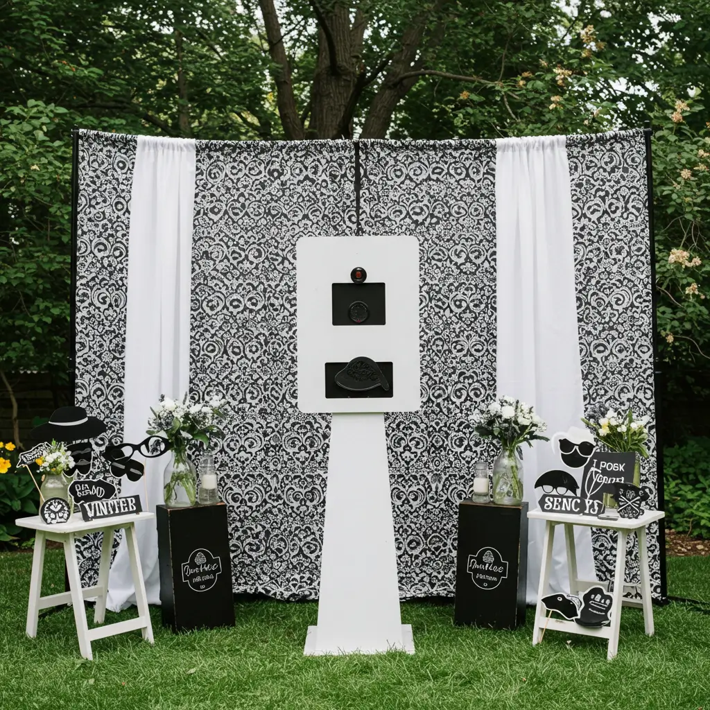 Black and White Photo Booth