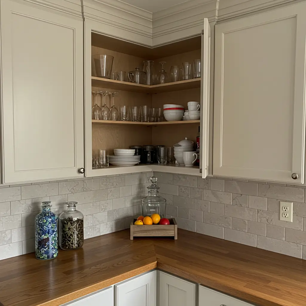Build Open Corner Cabinets