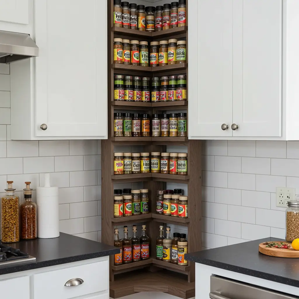 Build a Corner Spice Tower