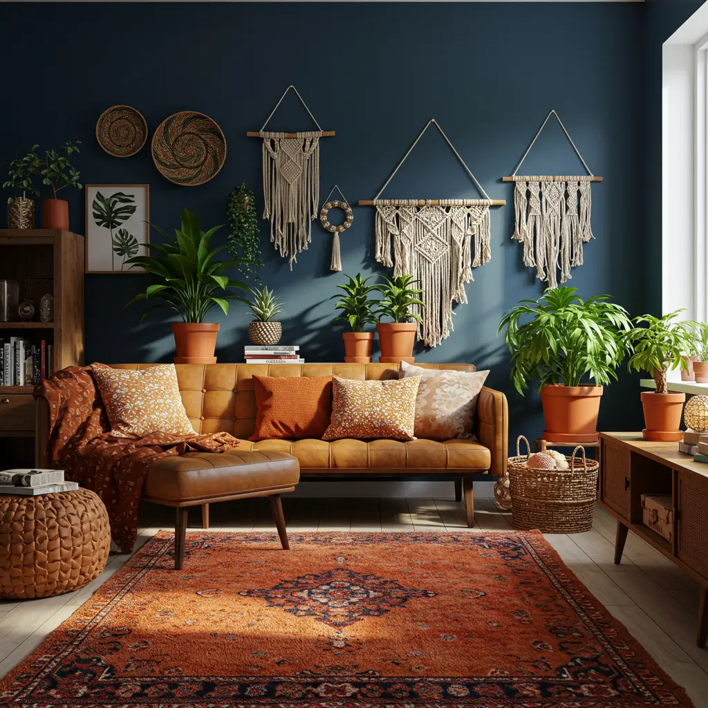 Burnt Orange or Terracotta Bold and Earthy