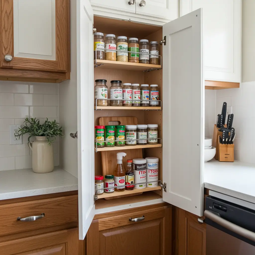 Cabinet Door Storage Racks