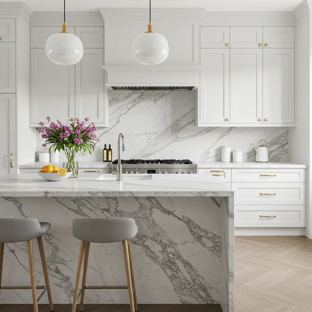 Carrara Marble for Understated Elegance