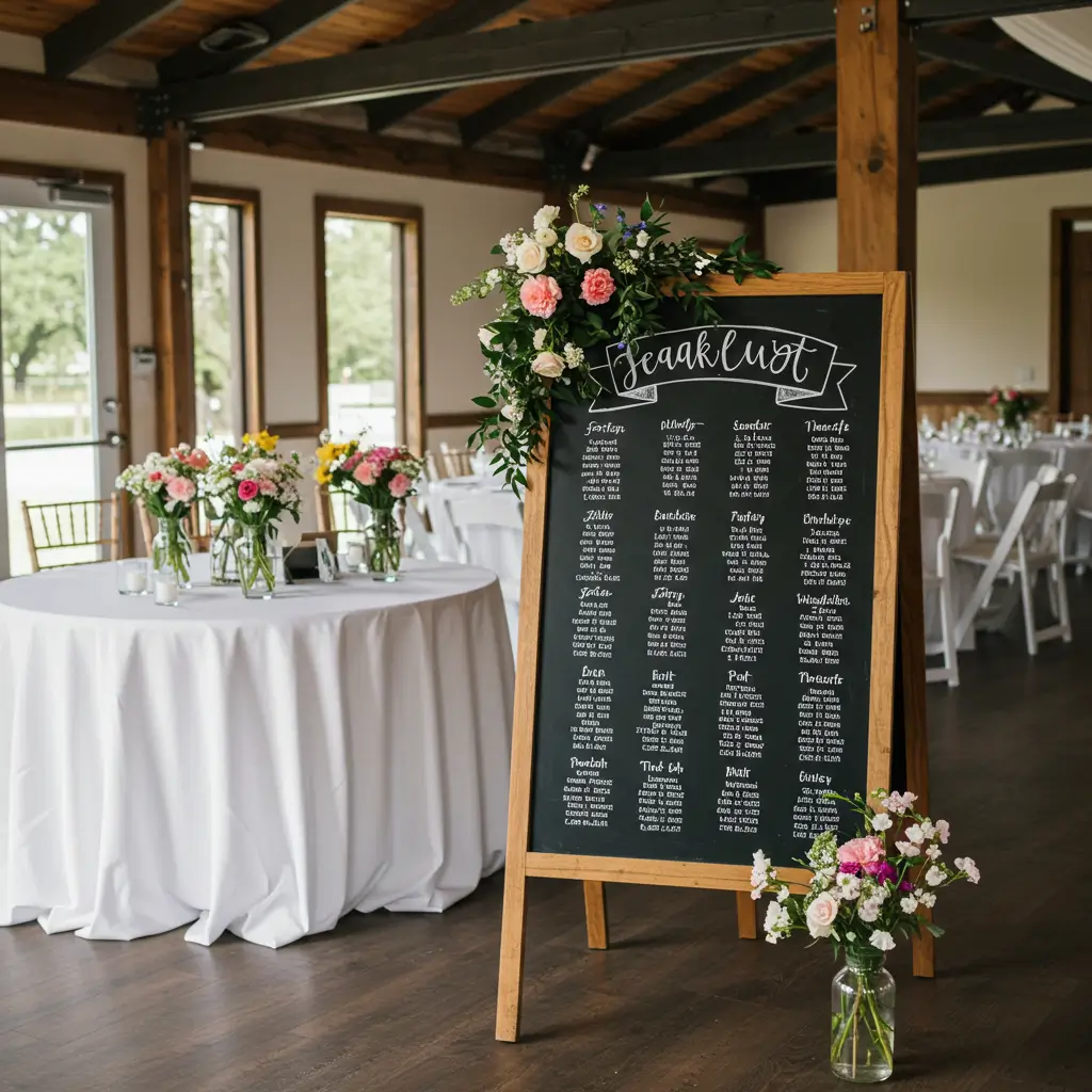 Chalkboard Seating Chart