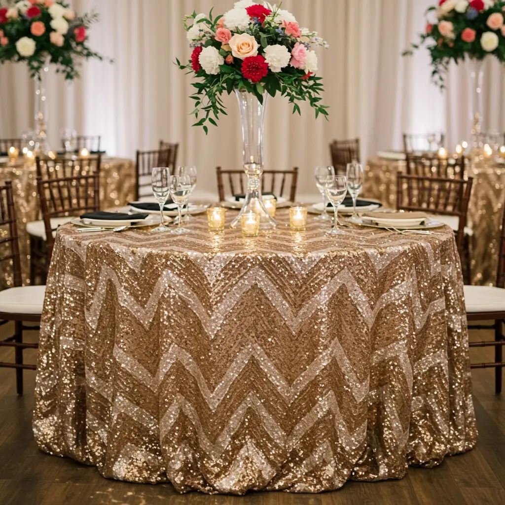 Chevron Sequins for Modern Sparkle
