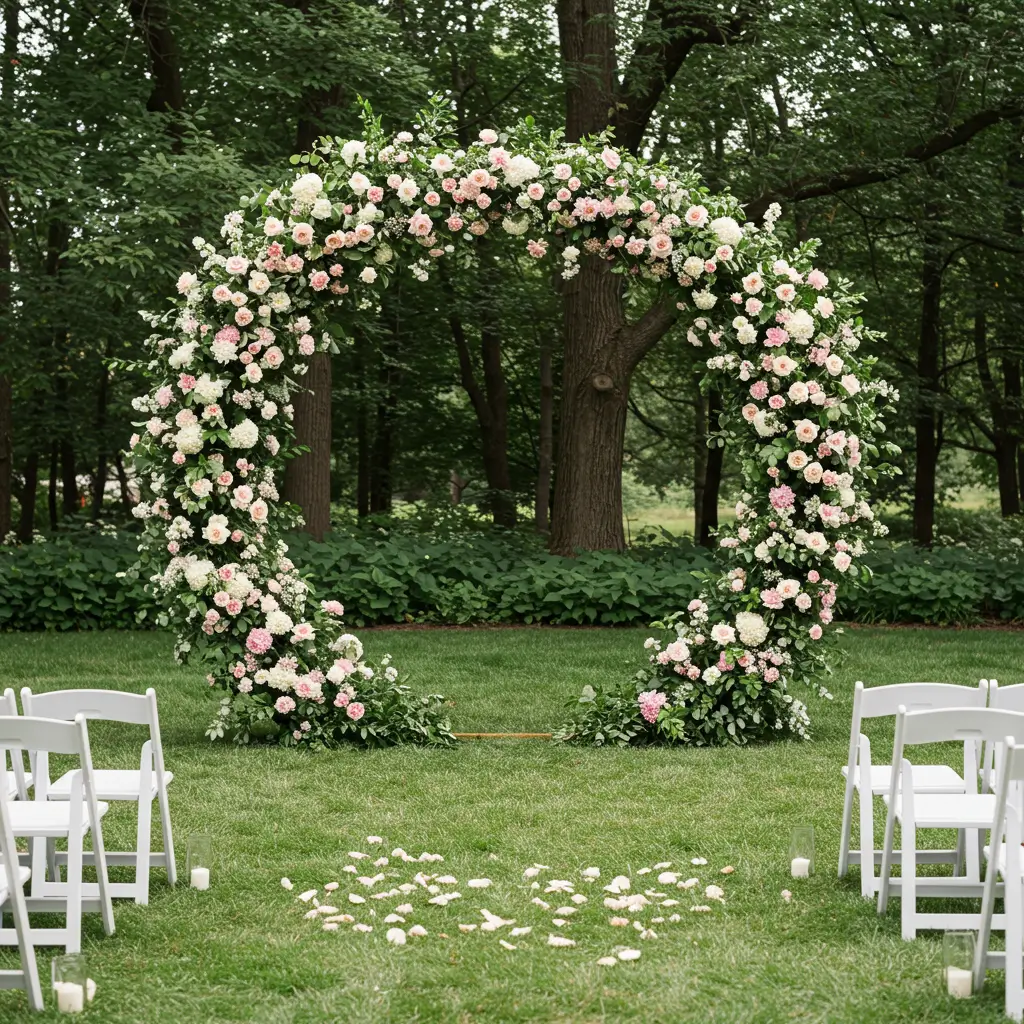 Circular Flower Arch