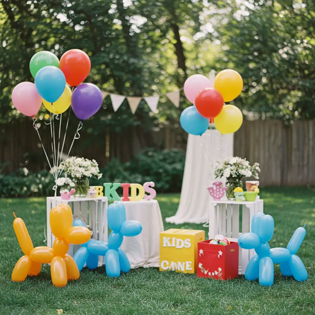 Colorful Kids’ Corner Balloon Fun