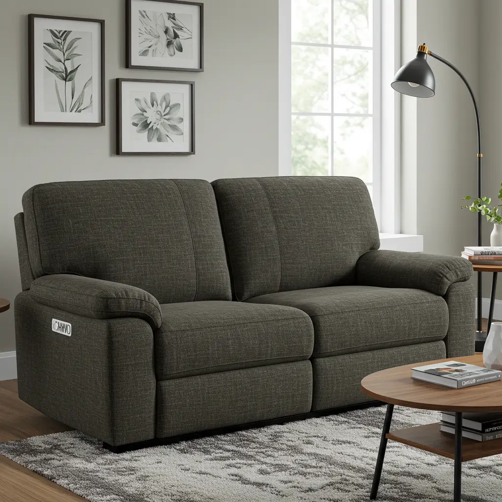 Compact Reclining Loveseat