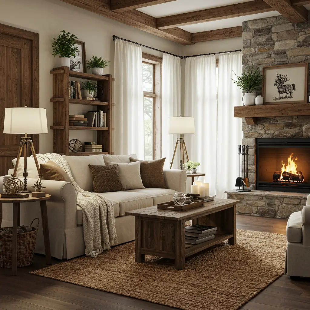Cozy Up with Rustic Textiles