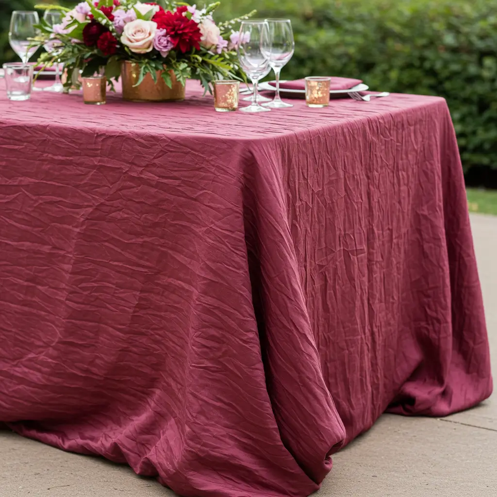 Crushed Taffeta for Textural Drama