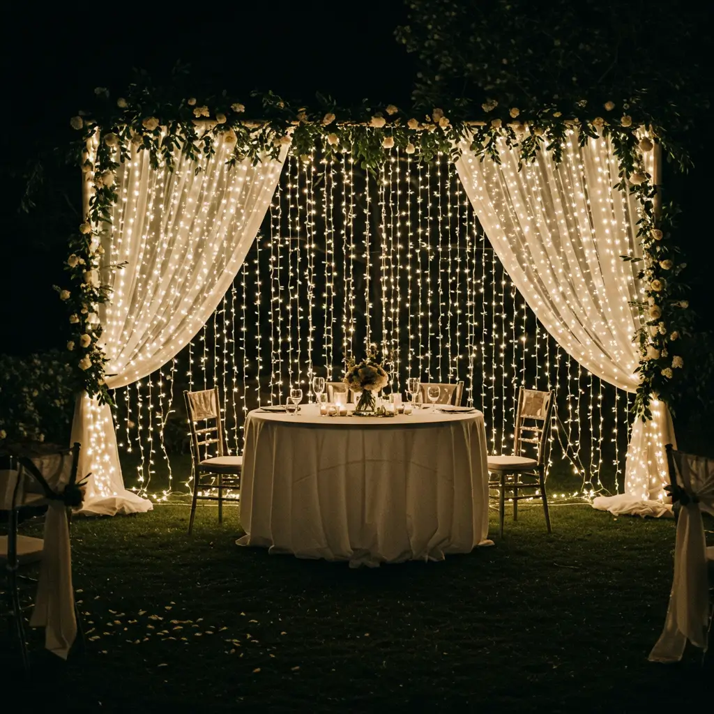 Curtain Light Backdrops