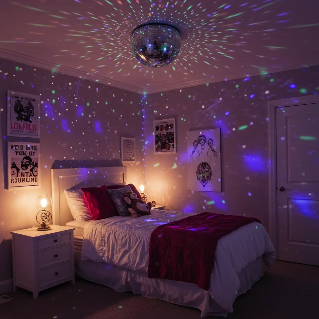 Disco Ball Ceiling Accent