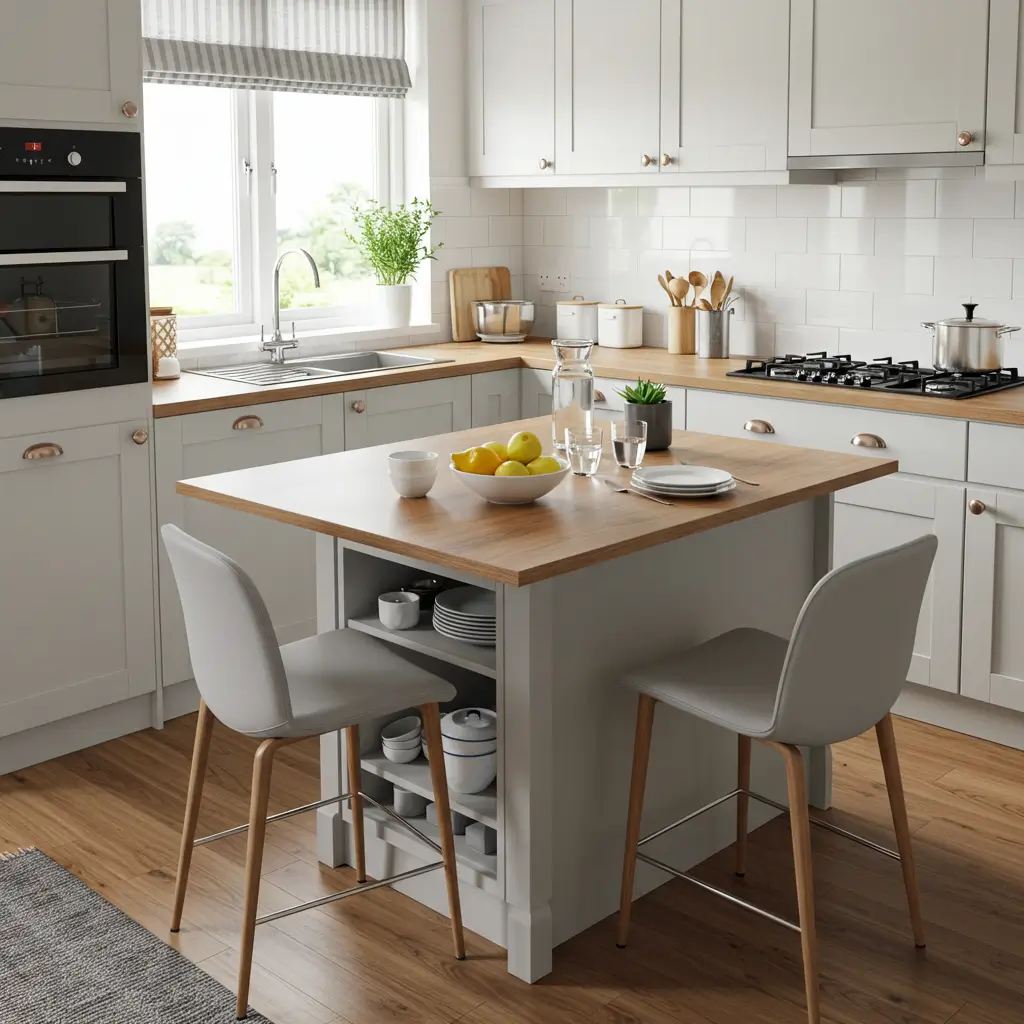 Dual-Purpose Kitchen Island