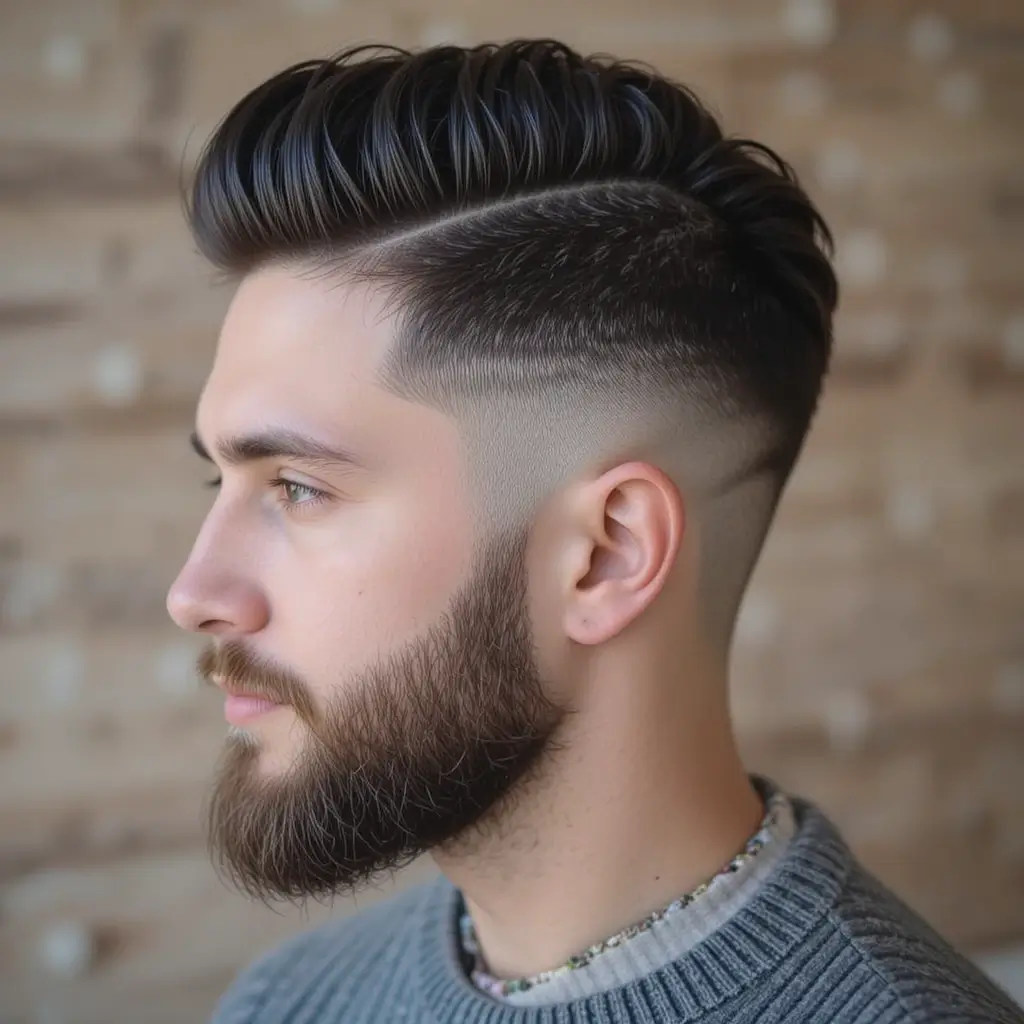 Fade Haircuts for Men with Beards