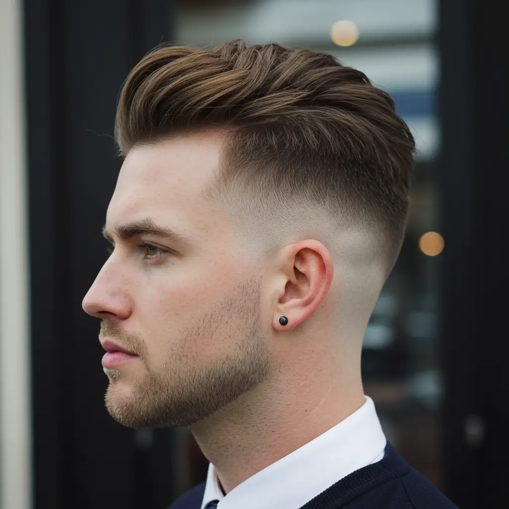 Fade with Faux Hawk