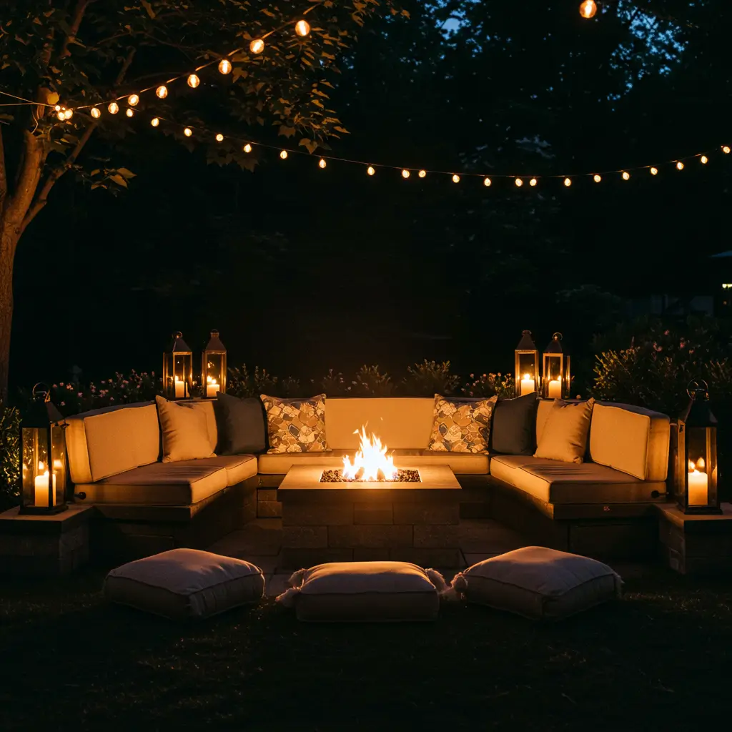 Fire Pit Lounge Corners
