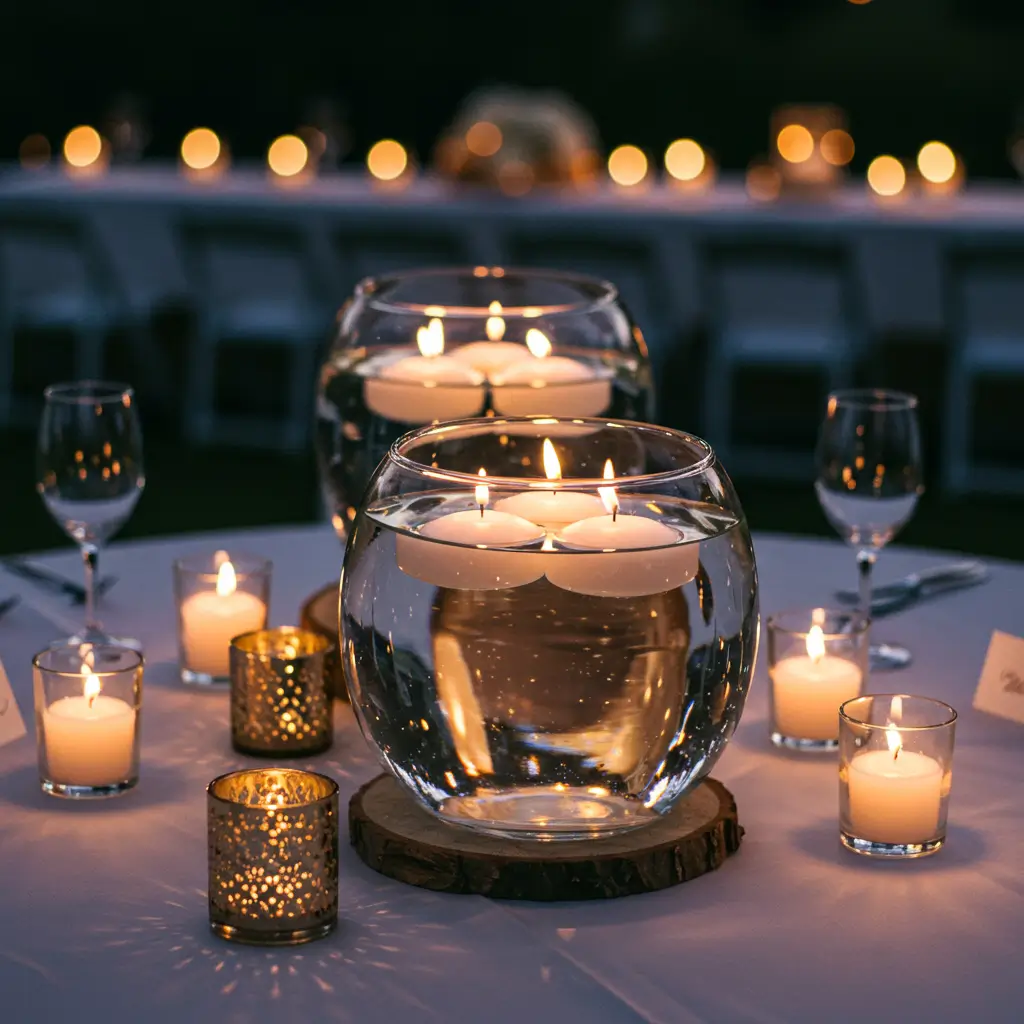 Floating Candle Centerpieces