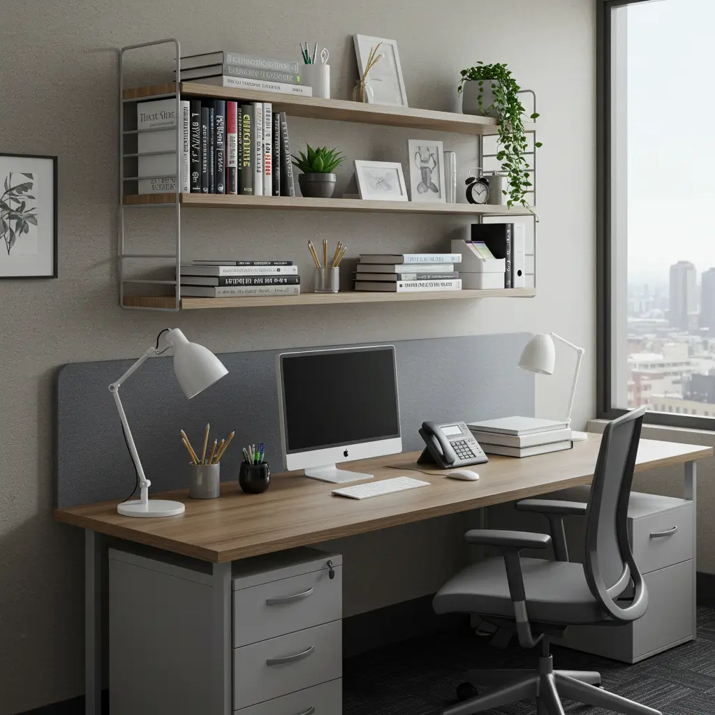 Floating Shelves for Vertical Storage