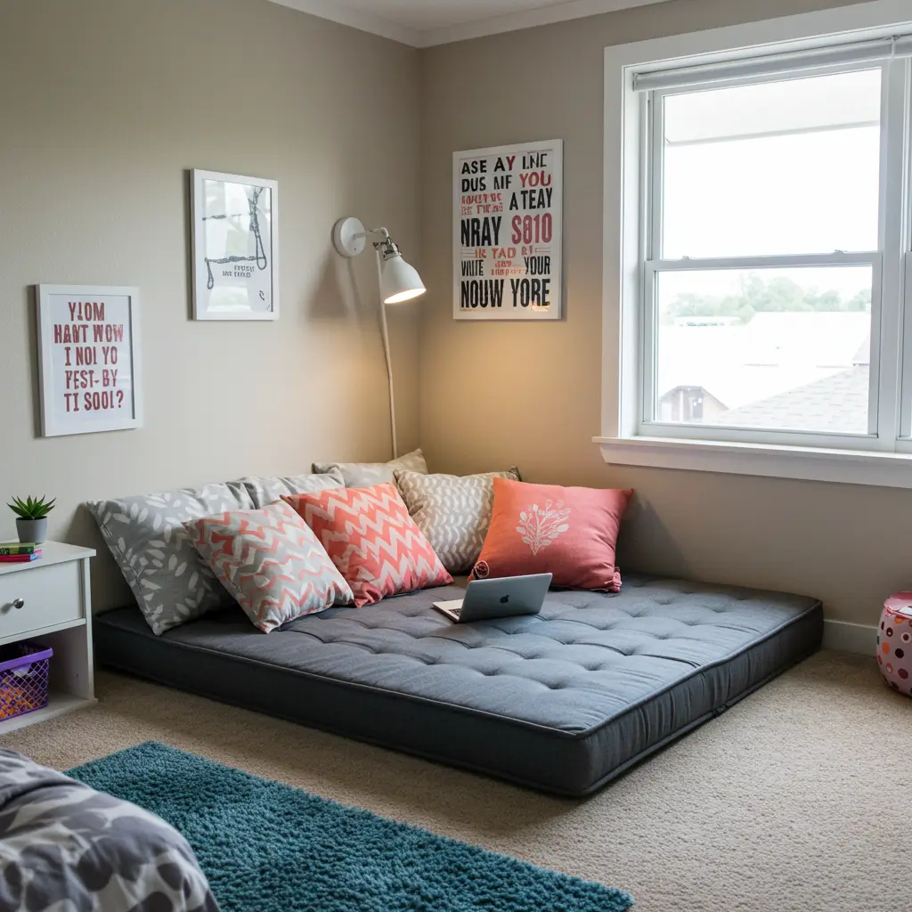 Floor Mattress Lounge Corner
