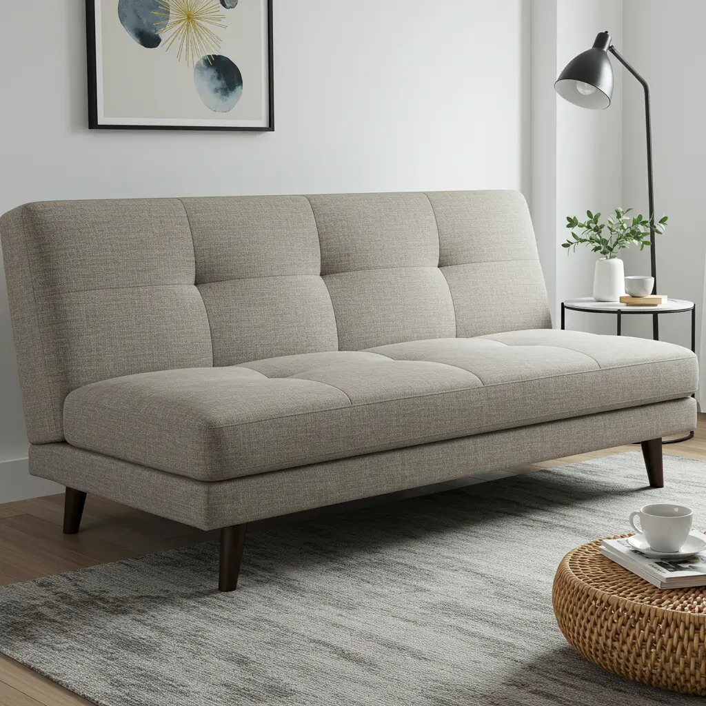 Fold-Flat Futon Sleeper Sofa