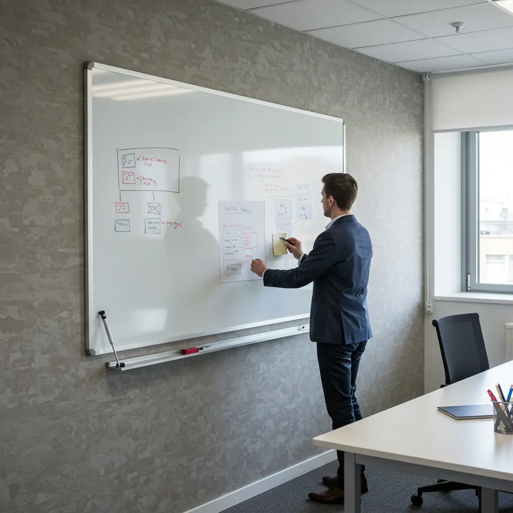 Fold-Out Whiteboards or Pinboards