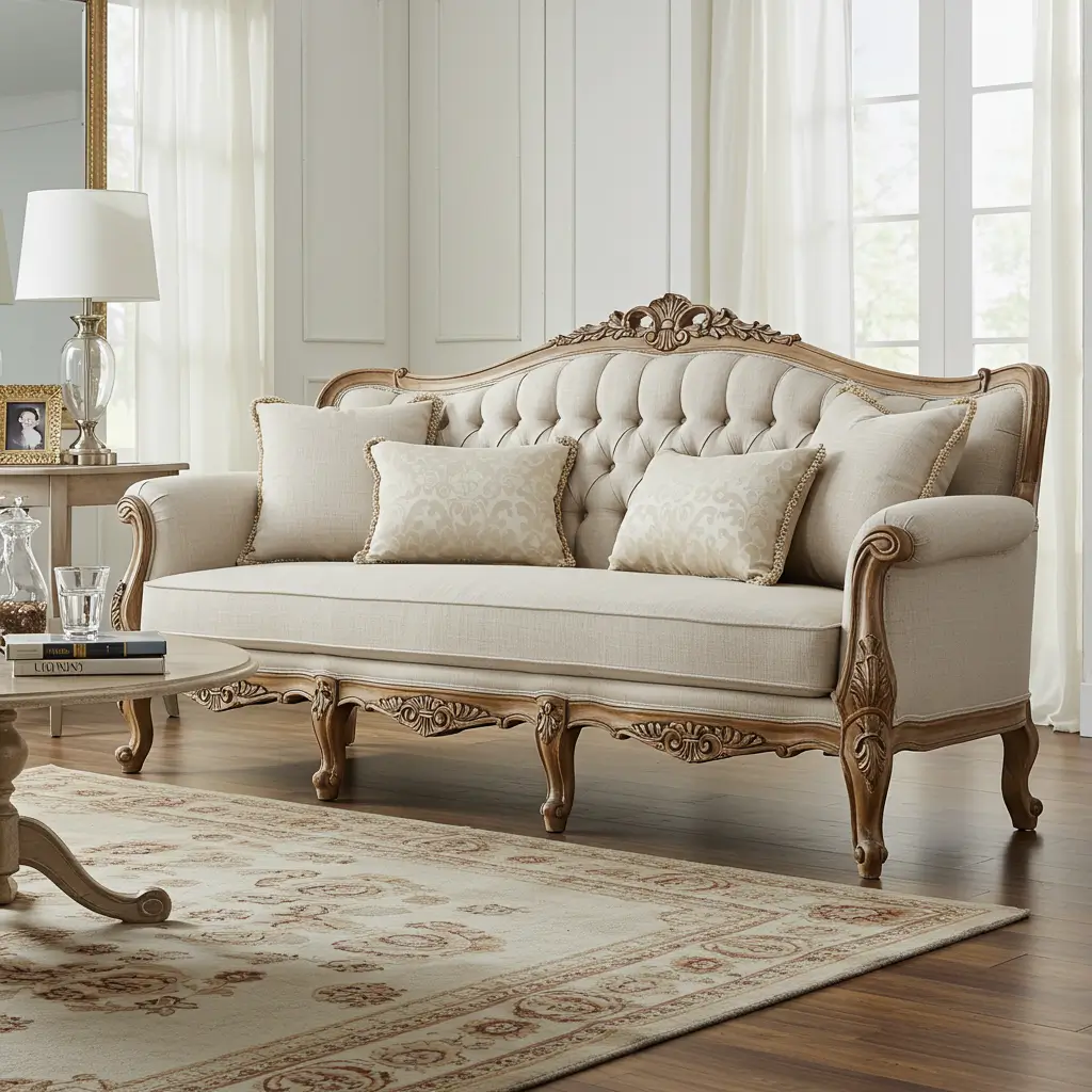 French-Style Louis Sofa