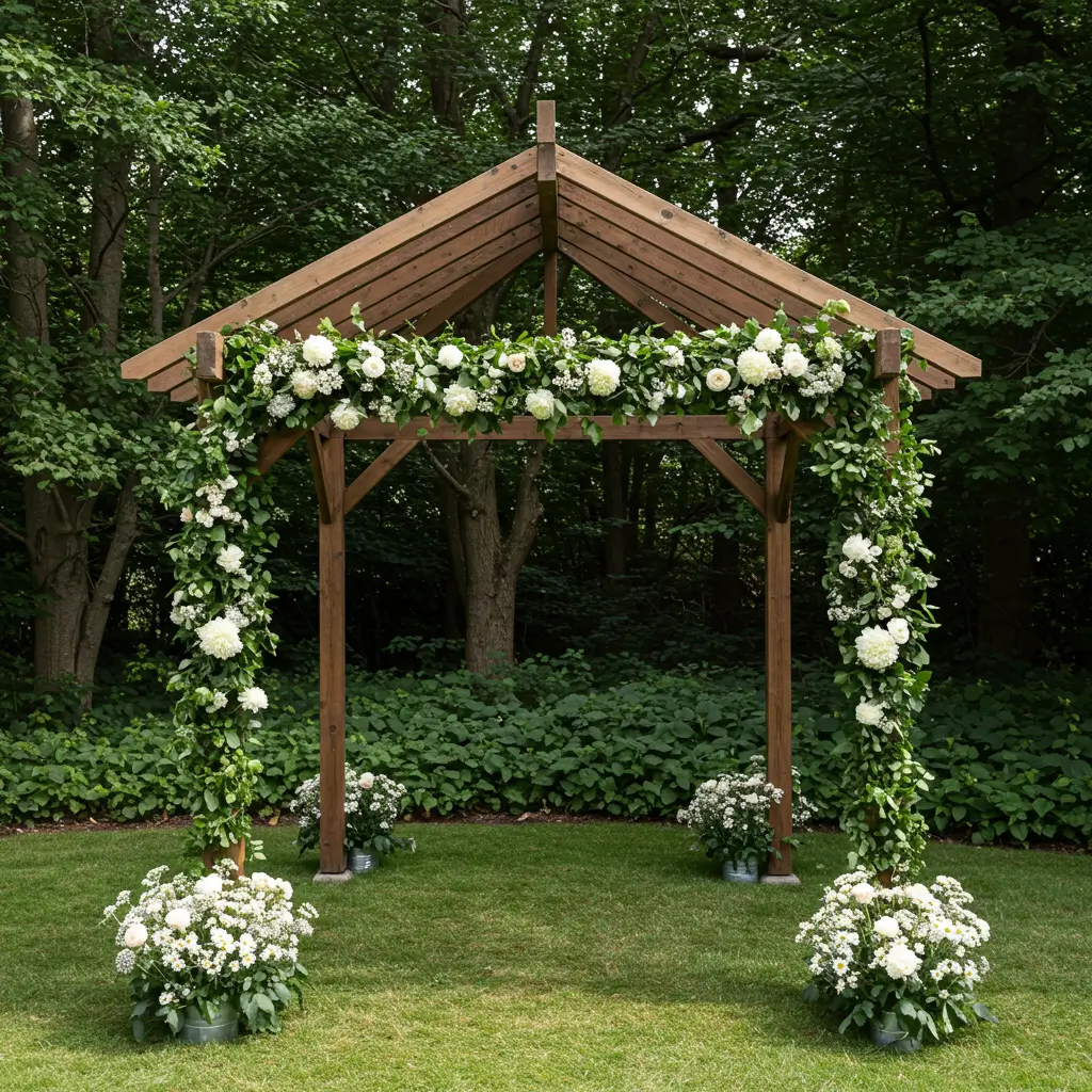 Garden Gazebo with Ivy
