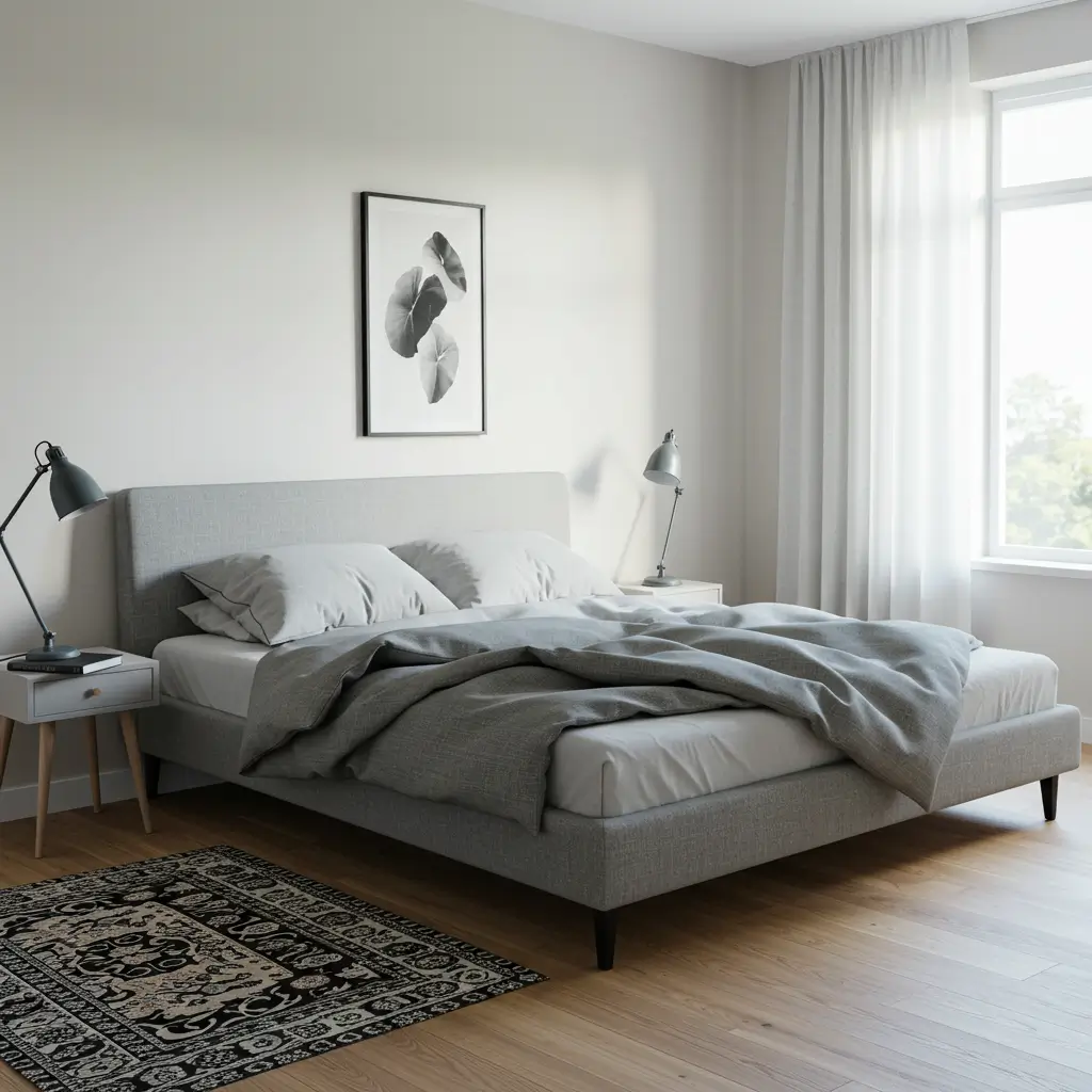 . Go for a Minimalist Bed Frame