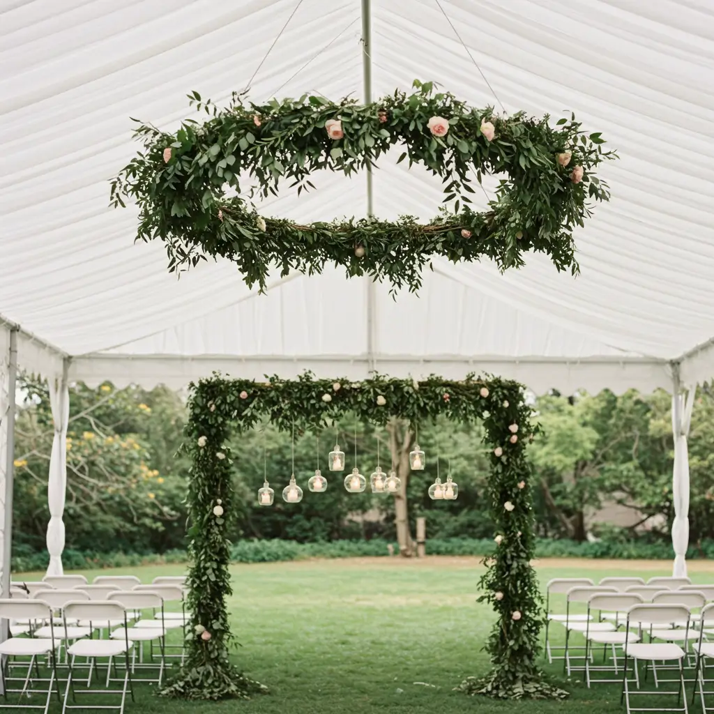 Hanging Floral Chandelier
