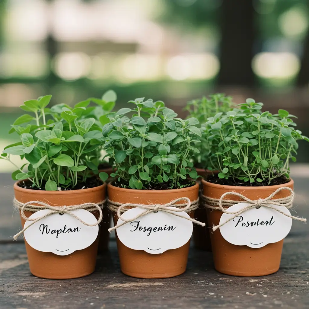 Herb or Plant Wedding Favors