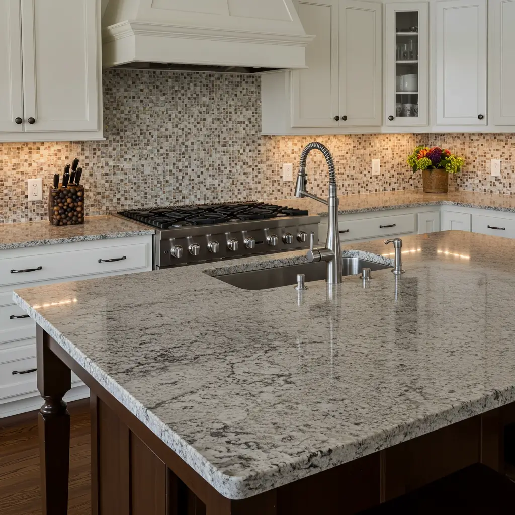 Honed Granite for a Soft Finish