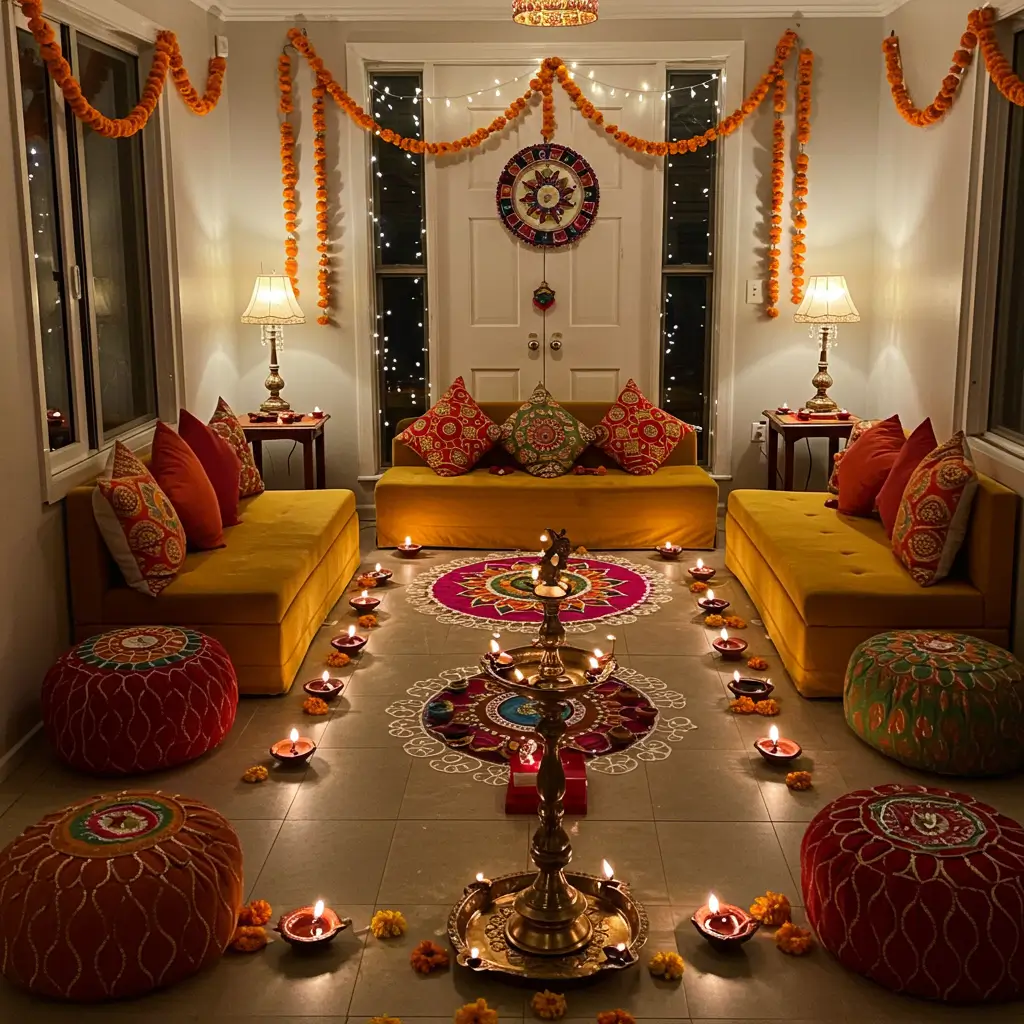 How To Decor Home For Diwali