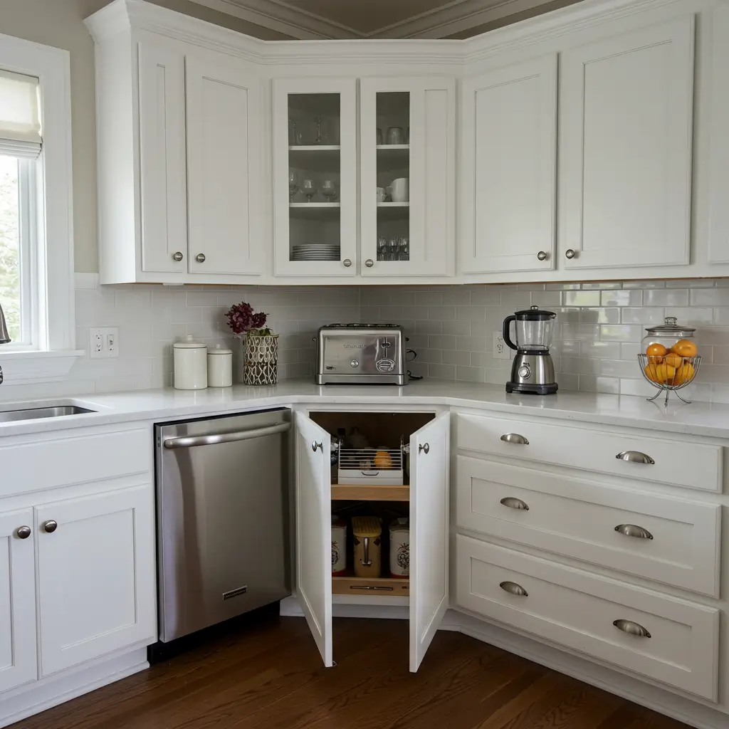 Install a Corner Appliance Garage