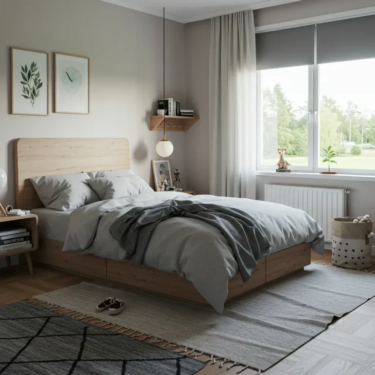 Japandi Teenage Bedroom