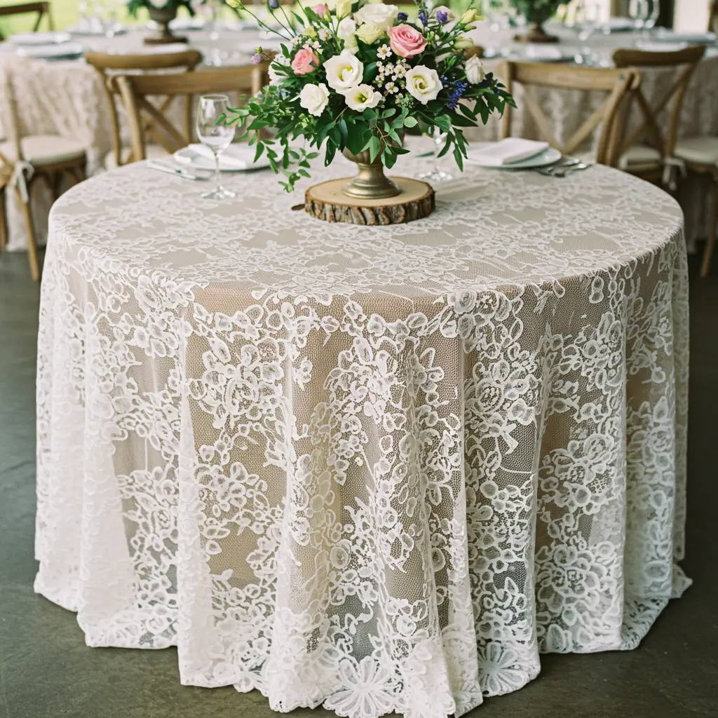 Lace Overlays for Romantic Charm