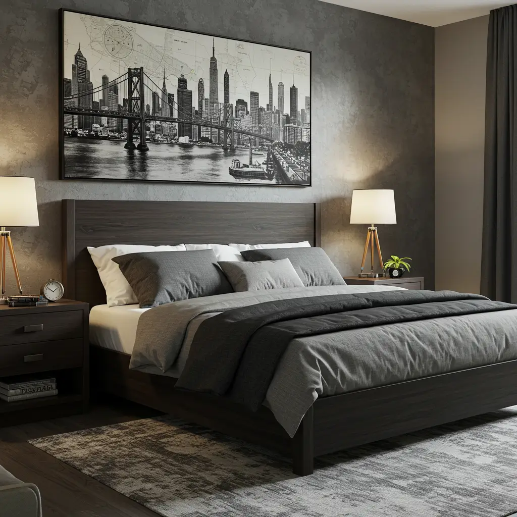 Large Wall Art with Urban Motifs