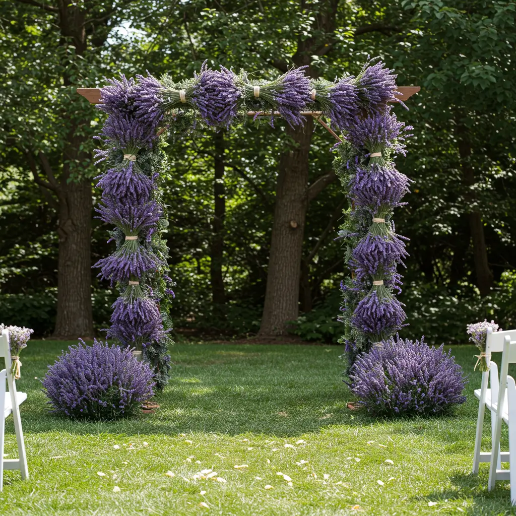 Lavender Archway Altar