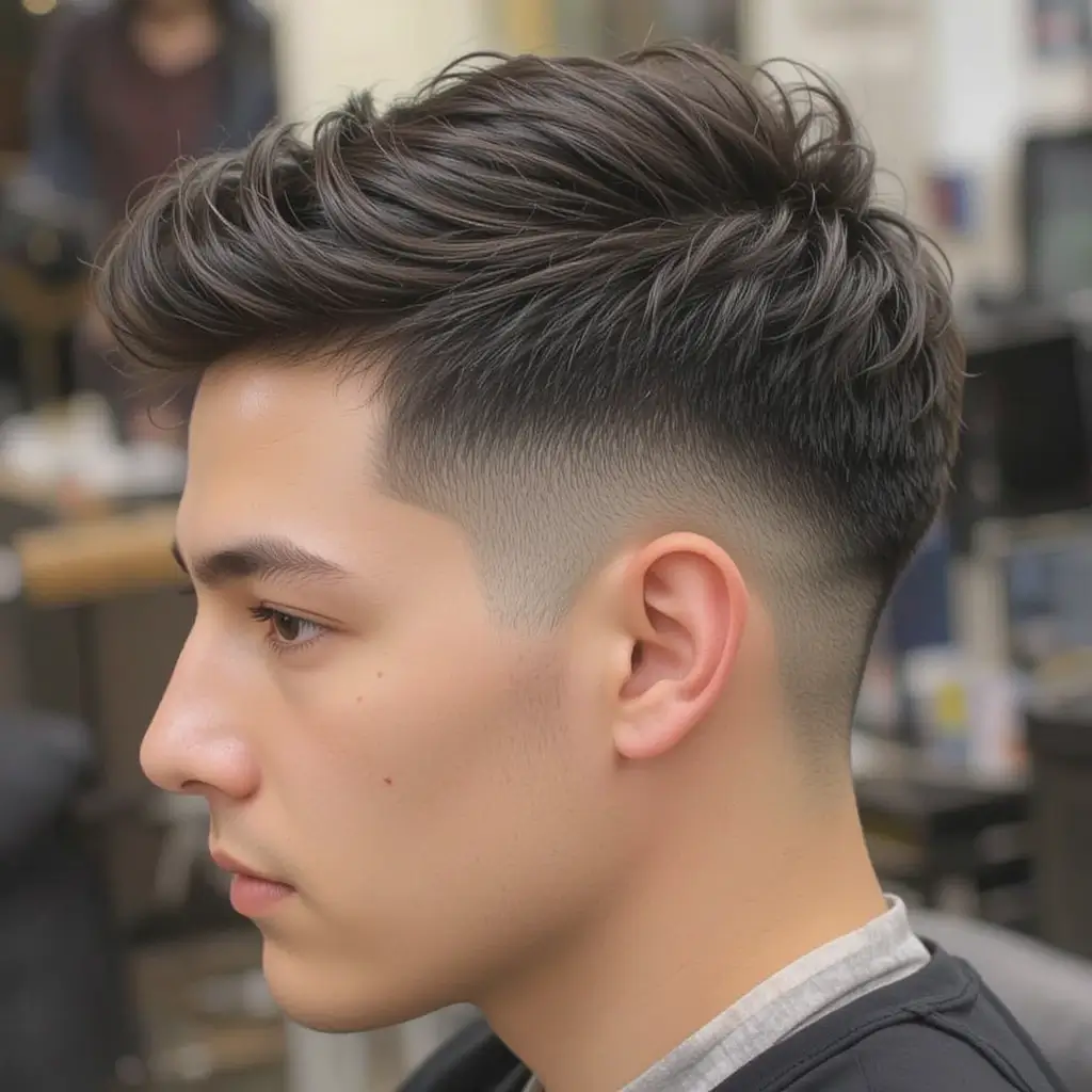 . Low Fade with Short Ivy League